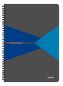 Preview: LEITZ Collegeblock Office Card A4 46470035 blau kariert