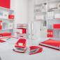 Preview: LEITZ Briefkorb WOW A4 53611026 weiss/rot