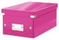 Preview: LEITZ Click & Store DVD-Box 60420023 pink 206x135x320mm