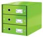 Preview: LEITZ Schubladenset Click & Store A4 6048-00-54 grün 3 Schubladen