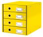 Preview: LEITZ Schubladenset Click&Store A4 6049-00-16 gelb 4-Schublade