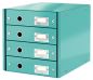 Preview: LEITZ Schubladenset Click & Store A4 60490051 eisblau 4 Schubladen