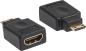 Preview: LINK2GO Adapter Mini-HDMI - HDMI AD5111BB male/female