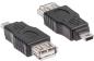 Preview: LINK2GO Adapter USB A AD6512BB Mini USB B, female/male