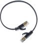 Preview: LINK2GO Patch Cable flach Cat.6 PC6313EBP STP , 0,3m