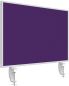 Preview: MAGNETOPLAN Tischtrennwand VarioPin 1108011 violett 800x500mm