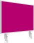 Preview: MAGNETOPLAN Tischtrennwand VarioPin 1108018 pink 800x500mm