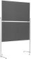 Preview: MAGNETOPLAN Design-Moderatorentafel Filz 1151301 grau, klappbar 1200x1500mm