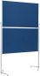 Preview: MAGNETOPLAN Design-Moderatorentafel Filz 1151303 blau, klappbar 1200x1500mm