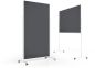 Preview: MAGNETOPLAN Design-Moderatorentafel VP 1181101 Filz, grau 1000x1800mm