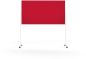 Preview: MAGNETOPLAN Design-Moderatorentafel VP 1181106 Filz, rot 1000x1800mm