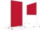 Preview: MAGNETOPLAN Design-Moderatorentafel VP 1181106 Filz, rot 1000x1800mm