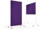 Preview: MAGNETOPLAN Design-Moderatorentafel VP 1181111 Filz, violett 1000x1800mm