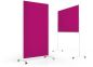 Preview: MAGNETOPLAN Design-Moderatorentafel VP 1181118 Filz, pink 1000x1800mm