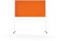 Preview: MAGNETOPLAN Design-Moderatorentafel VP 1181144 Filz, orange 1000x1800mm