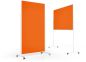 Preview: MAGNETOPLAN Design-Moderatorentafel VP 1181144 Filz, orange 1000x1800mm