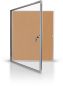 Preview: MAGNETOPLAN Schaukasten SP 610x730x40mm 1215024 Indoor, Kork 4xA4