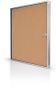 Preview: MAGNETOPLAN Schaukasten SP 610x730x40mm 1215024 Indoor, Kork 4xA4