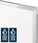 Preview: MAGNETOPLAN Design-Whiteboard SP 1240489 Stahl, mobil 1200x900mm