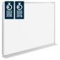 Preview: MAGNETOPLAN Design-Whiteboard SP 1240588 Stahl 1500x1200mm