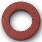 Preview: MAGNETOPLAN Ringmagnet rot 1256006 lackiert, 10 Stk. 12x3,5mm