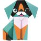 Preview: MANDARINE Origamipapier 12x12cm OR509C Mon petit Hund 20 Blatt