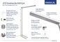 Preview: MAUL LED-Stehleuchte MAULjet 8257595 silber, dimmbar