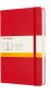 Preview: MOLESKINE Notizbuch HC L/A5 606198 liniert,scharlachrot,208 S.