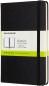 Preview: MOLESKINE Notizbuch Medium 18,2x11,8cm 626604 blanko, schwarz, 208 Seiten