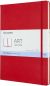 Preview: MOLESKINE Skizzenbuch HC A4 626703 blanko, rot, 96 Seiten