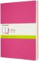 Preview: MOLESKINE Notizheft XL 3x 25x19cm 629698 blanko,kinetischespink,120 S.