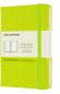 Preview: MOLESKINE Notizbuch HC Pocket/A6 850864 blanko,limetten grün,192 S.