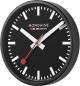 Preview: MONDAINE Wanduhr 250mm A990.64SBB schwarz/weiss