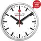 Preview: MONDAINE Wanduhr stop2go 250mm MSM.25S11 weiss, WiFi