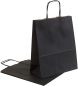 Preview: NEUTRAL Tragtaschen Allegra schwarz SDF22-798 Kraft,110g, 22x10x27cm 25 Stk.