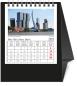 Preview: NOVOS Tischkalender Europa 2024 500053 schwarz, 1M/S, 11.5x13.5cm