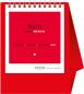 Preview: NOVOS Tischkalender Helvetia 2024 501012 rot, 1M/S, 11.5x13.5cm