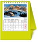 Preview: NOVOS Tischkalender Helvetia 2024 501098 hellgrün, 1M/S, 11.5x13.5cm