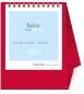 Preview: NOVOS Tischkalender Natura 2024 997014 rot, 1M/S, 11.5x13.5cm