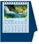 Preview: NOVOS Tischkalender Natura 2024 997045 dunkelblau, 1M/S, 11.5x13.5cm