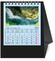 Preview: NOVOS Tischkalender Natura 2024 997052 schwarz, 1M/S, 11.5x13.5cm