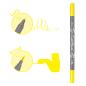 Preview: Online callibrush pen double tip 2mm 19053/6 fluo yellow - Online-19053-6-4014421190536-03