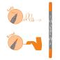 Preview: Online callibrush pen double tip 2mm 19054/6 fluo orange - Online-19054-6-4014421190543-03