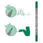 Preview: ONLINE Callibrush Pen Double Tip 2mm 19058/6 Dark Green