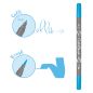 Preview: ONLINE Callibrush Pen Double Tip 2mm 19059/6 Light Blue Light Blue