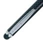 Preview: ONLINE Drehkugelschreiber M 34313/3D Stylus Carbon Design blau