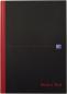 Preview: OXFORD Buch Black 'n Red A4 400047606 liniert, 90g 96 Blatt