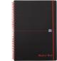 Preview: OXFORD Buch Black 'n Red A4 400047654 kariert, 90g 70 Blatt