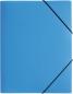 Preview: PAGNA Gummizugmappe Trend PP A4 21613-13 3 Klappen blau