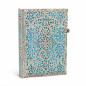 Preview: PAPERBLANKS Notizbuch Maya Blau 130x180mm PB25627 liniert 240 Seiten